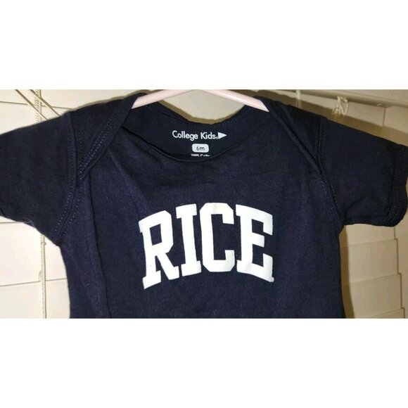 RICE University OWLS Navy Blue Infant 6 Months One Piece - Picture 2 of 5
